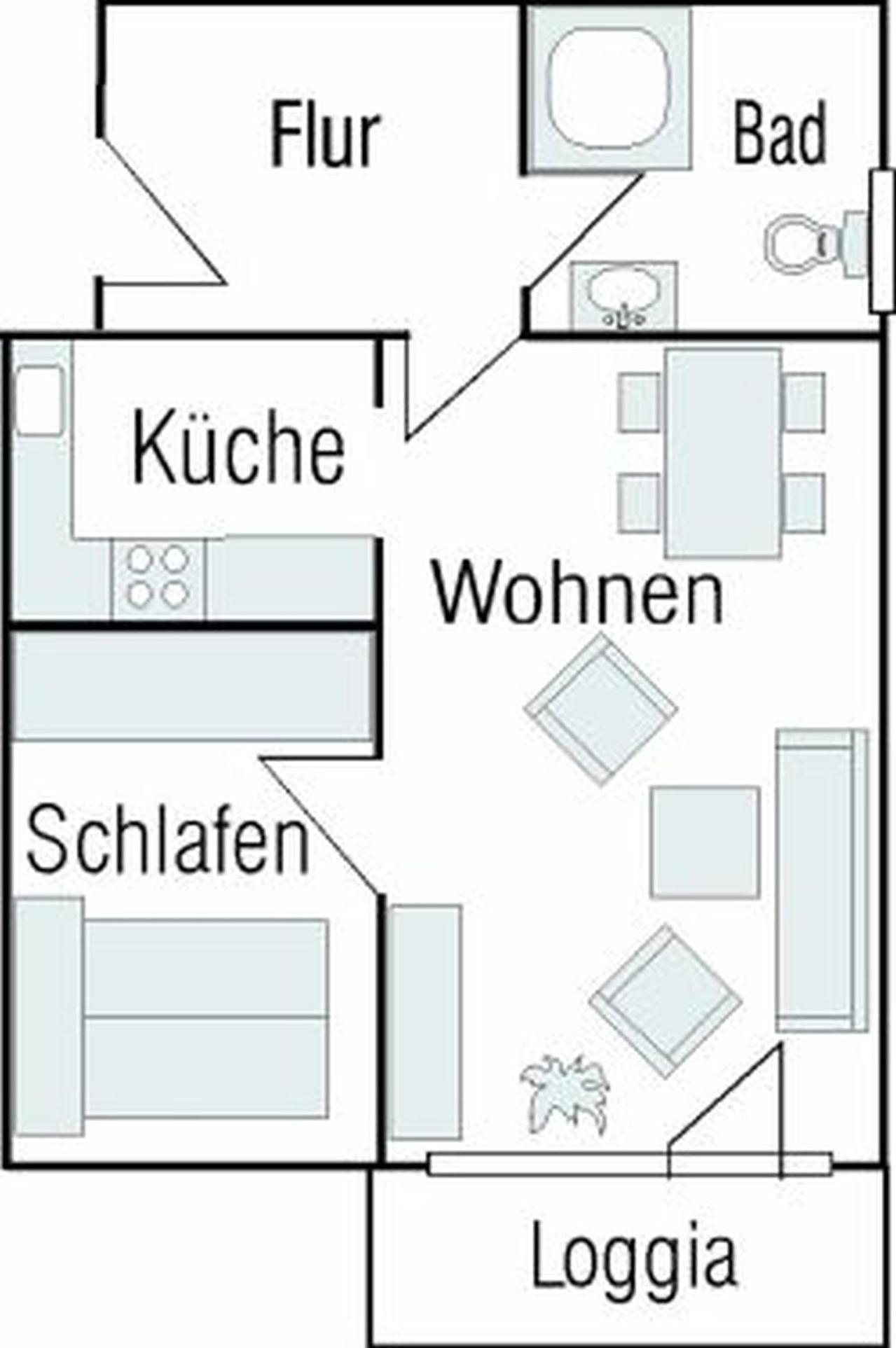 4-21, Friedrichstr, Im Herzen Westerlands, Sehr Strandnah, Balkon, 2 Zi Екстериор снимка